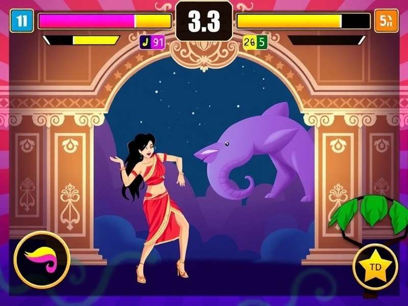 Dance Bollywood Blitz gameplay screenshot